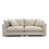 Thumbnail: Harmony 2 and 1 Seater Fabric Sofa Set Cream