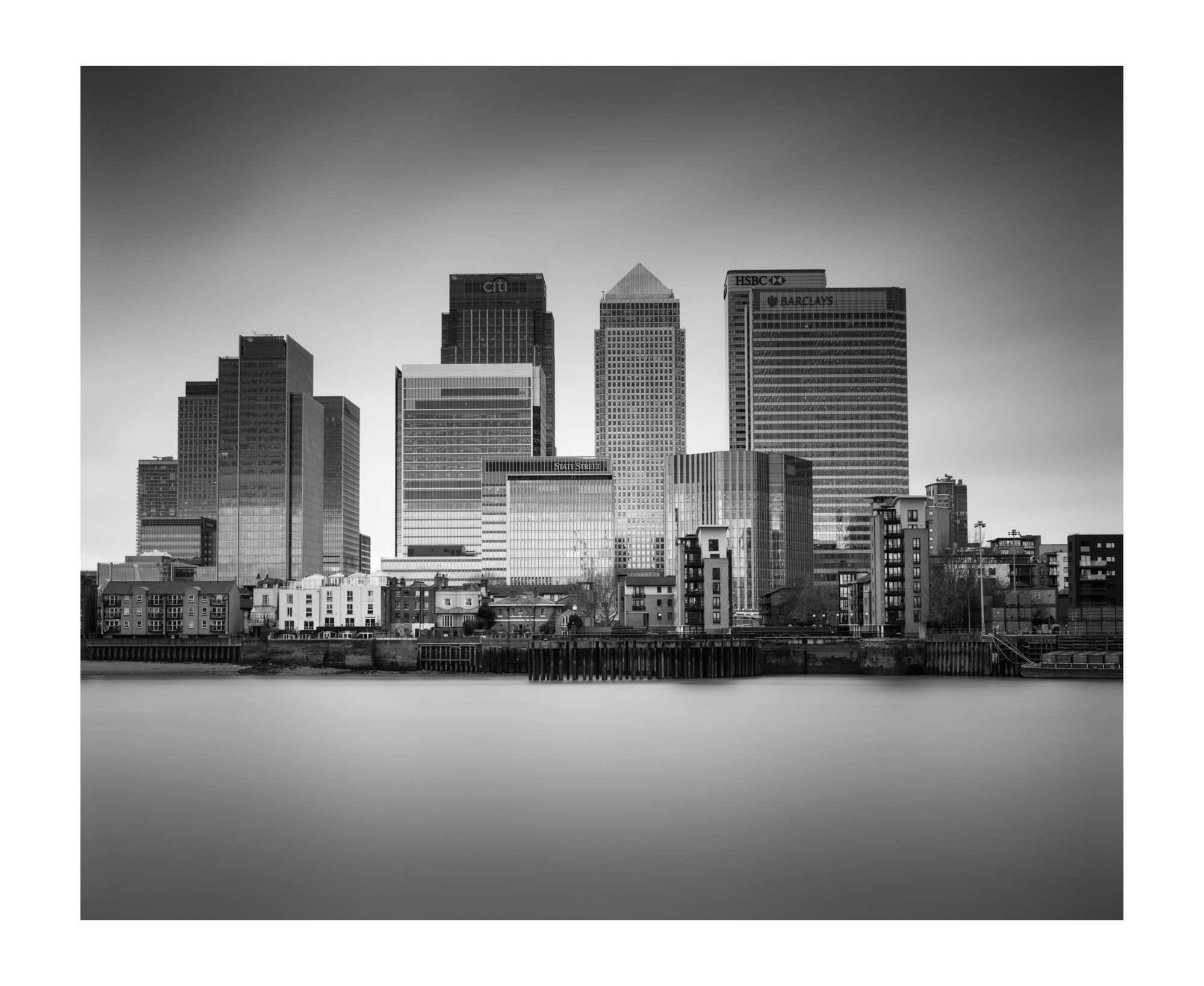 Canary Wharf Skyline London