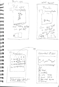 Wireframe sketch 3