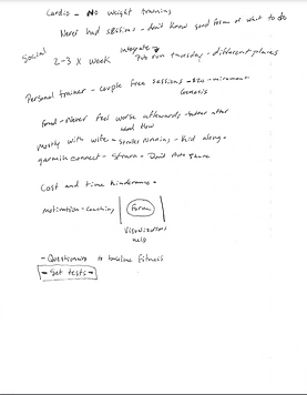 Survey interview 3 Notes