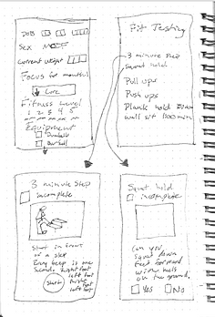 Wireframe sketch 2