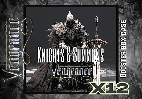 Vengeance Booster Box Case of 12 Boxes | Knights And Summons Vengeance Booster Box Case of 12 Boxes | Knights And Summons