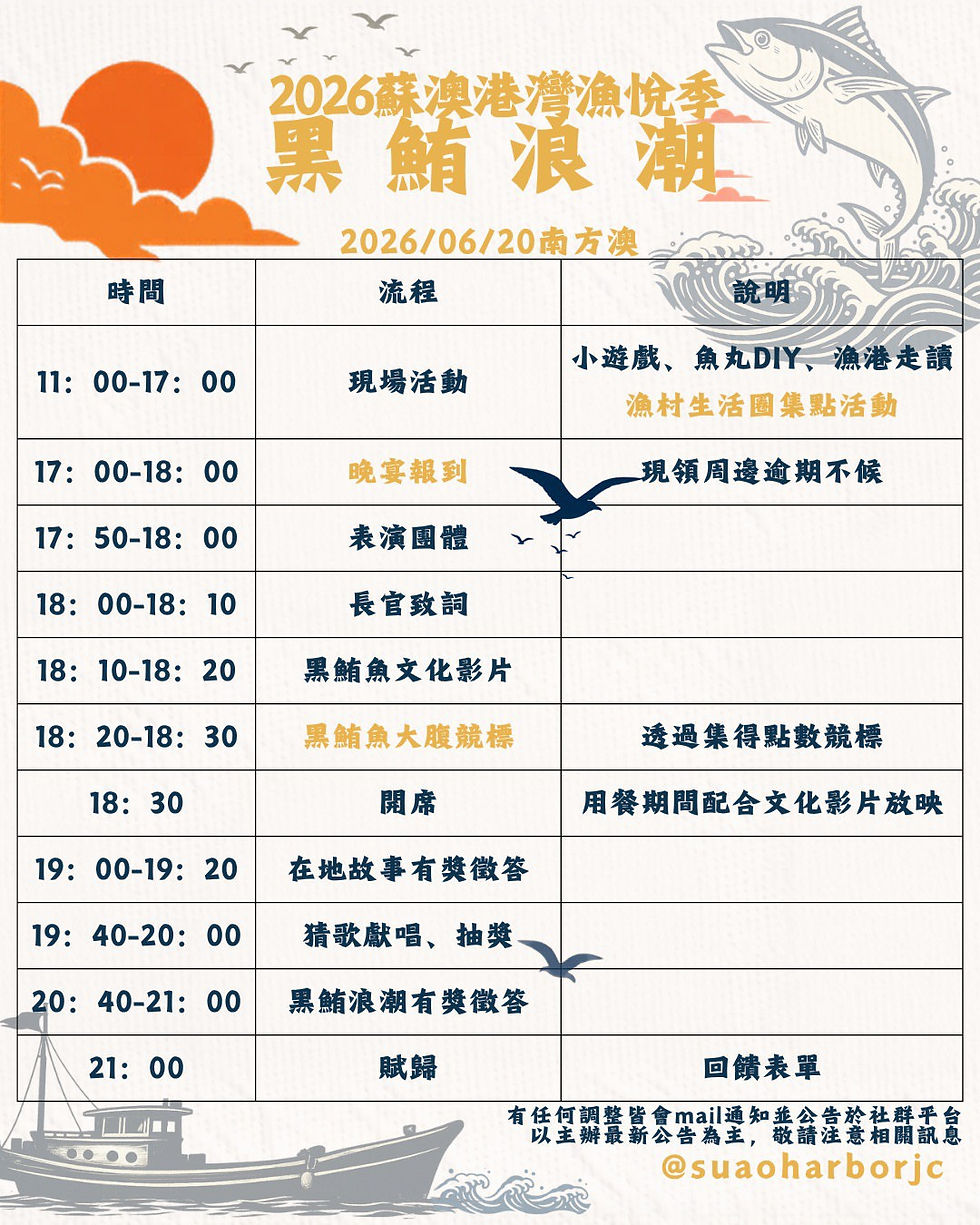 黑鮪浪潮活動快速懶人包