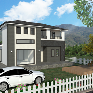 [PH35C04] 단아한 매력의 일본풍 모임지붕 주택