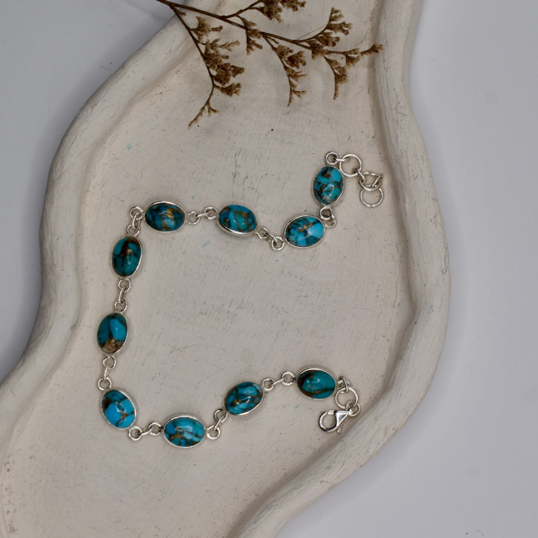 Pulsera Turqueza noble