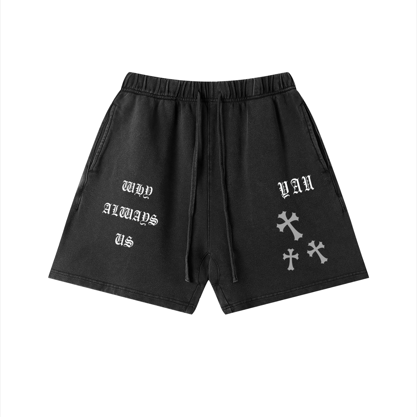 Unisex Vintage Wash Cotton Shorts