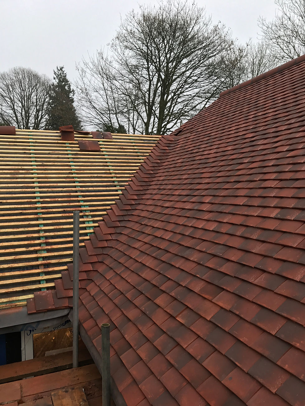NEW BUILD tiled roof