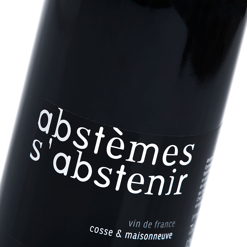 Cosse & Maisonneuve - abstèmes s'abstenir