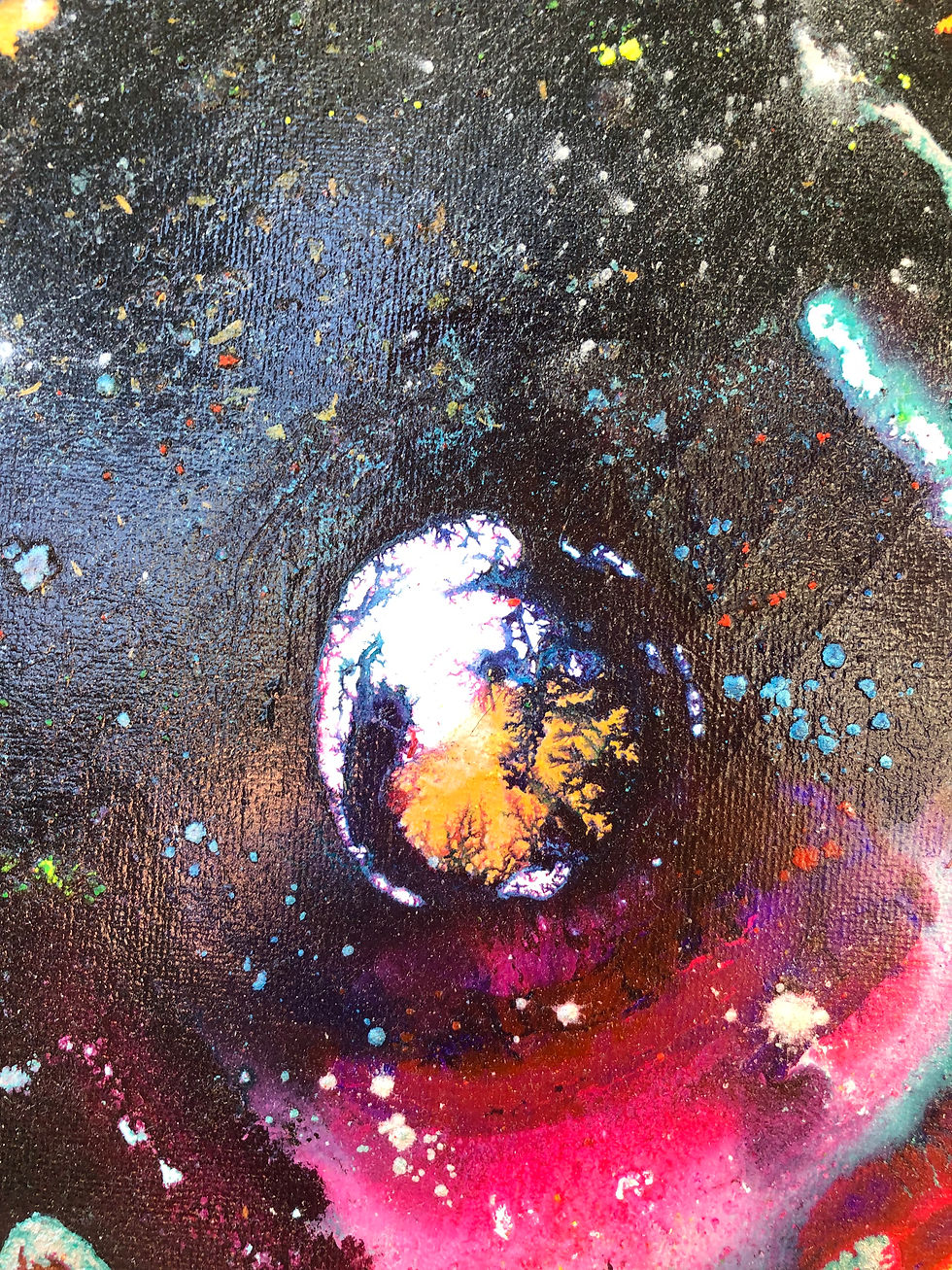 Miniature : Résonances 40cms de diamètre Collection "Mondes intérieurs"