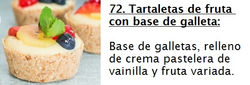 72. tartaletas de frutas