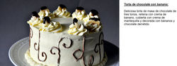 52.  torta de banano con masa de chocolate