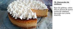 78. cheesecake de calabza