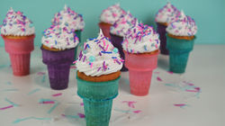 46. cupcakes en forma de helado