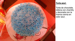 77. torta azul