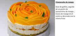 54. cheesecake de mango