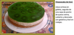 52. cheesecake de kiwi