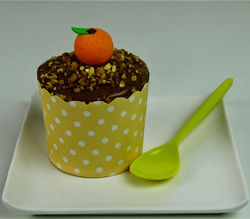 21. A cupc de naranja y nutella sin horno