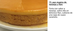75. pan magico de naranja y flan
