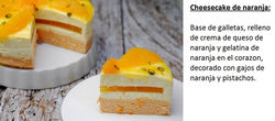 55. cheesecake de naranja