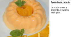 69. bavarois de naranja