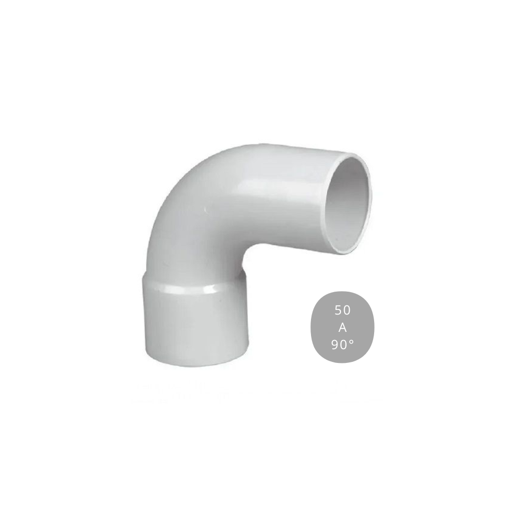 Curva PVC 50 a 90MH