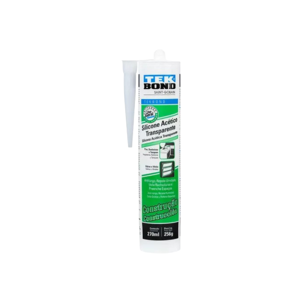 Tekbond Silicona Acetica Trasnparente 270mL