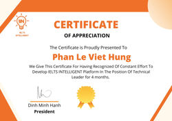 IELTS INTELLIGENT Technical Leader Certificate