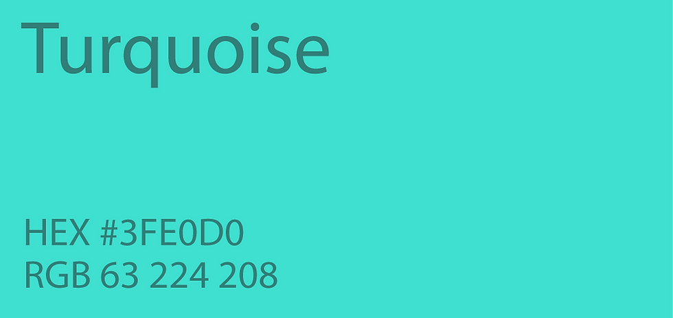 turquoise blue color