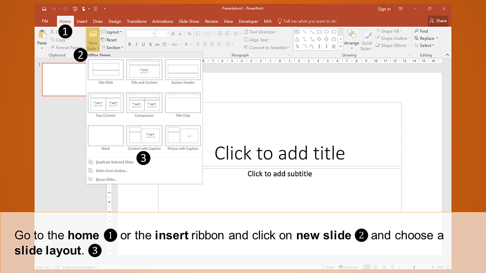 Slide Layouts