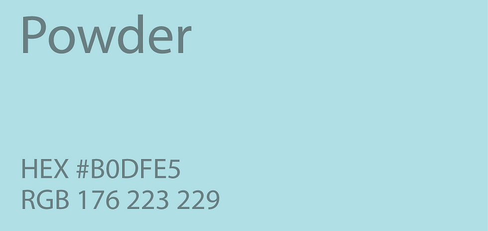 powder blue color