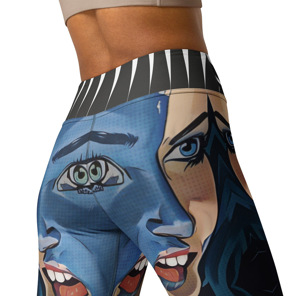 Thumbnail: Tangle Inner & Outer Yoga Leggings