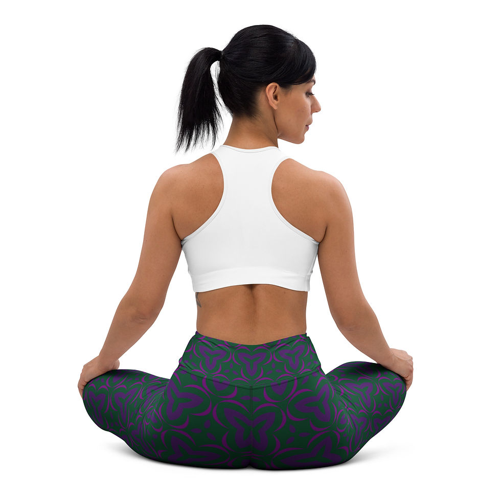 Thumbnail: Tangle Echoes Yoga Leggings