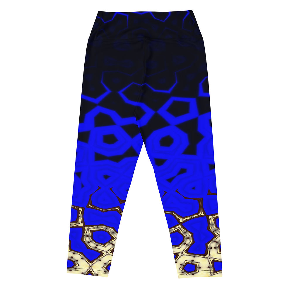 Thumbnail: Tangle Alive and Dead Yoga Capri Leggings