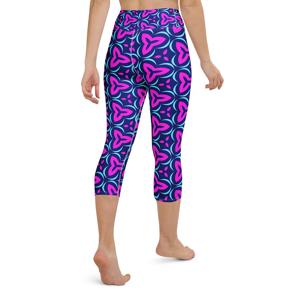 Thumbnail: Quant Echoes Yoga Capri Leggings