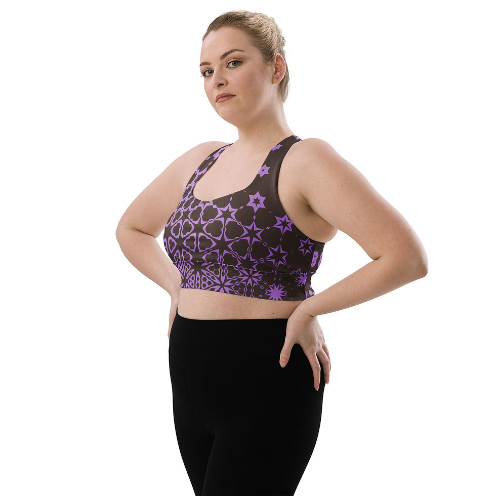 Thumbnail: Tangle Lose & Find Recycled Longline Sports Bra