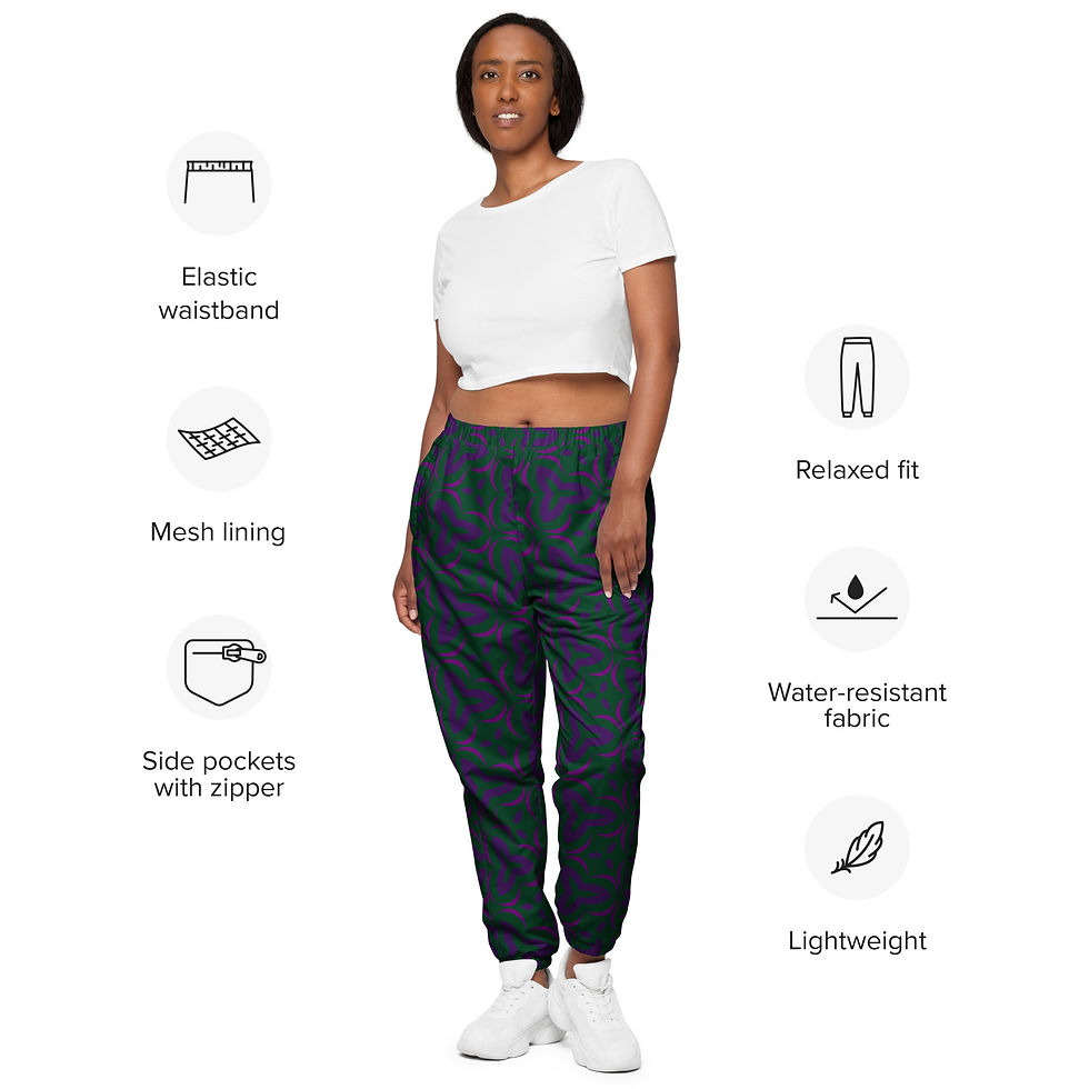 Thumbnail: Tangle Echoes Unisex track pants