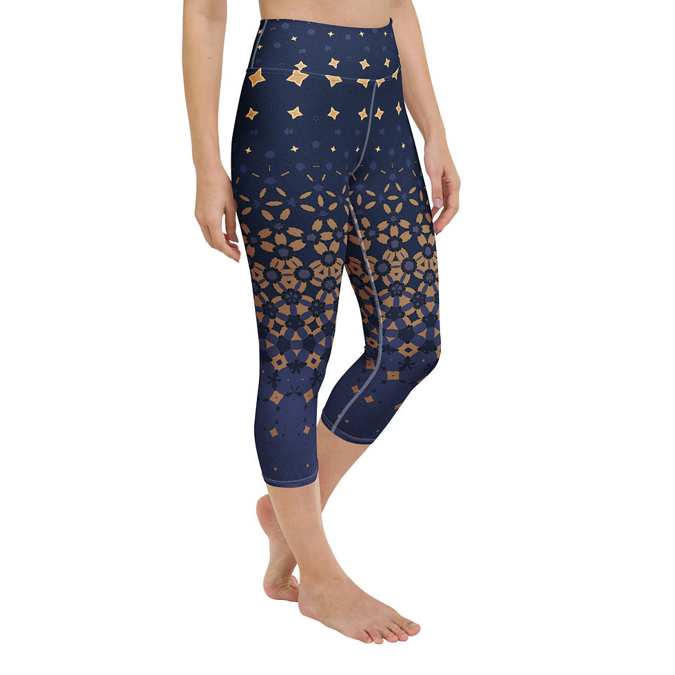 Thumbnail: Tangle Sweet & Sour Yoga Capri Leggings