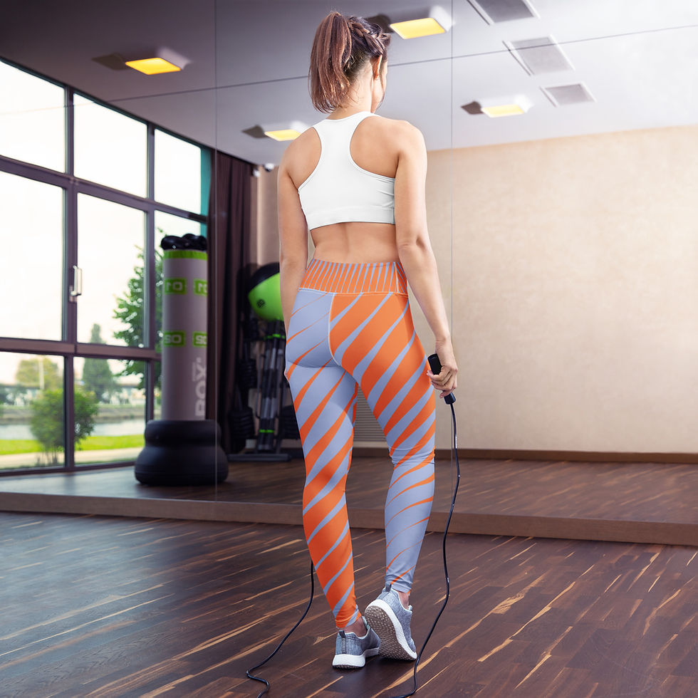 Thumbnail: Quant Horizontal & Vertical Yoga Leggings