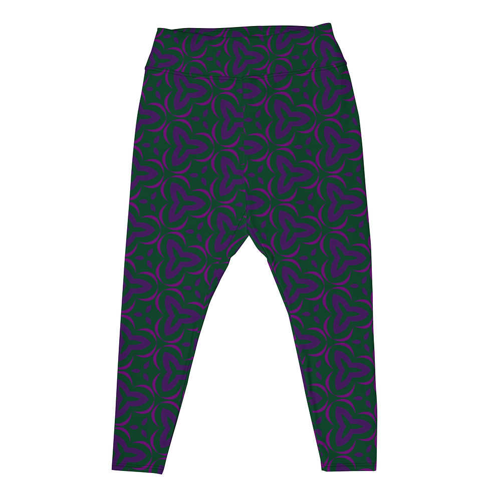 Thumbnail: Tangle Echoes  Plus Size Leggings