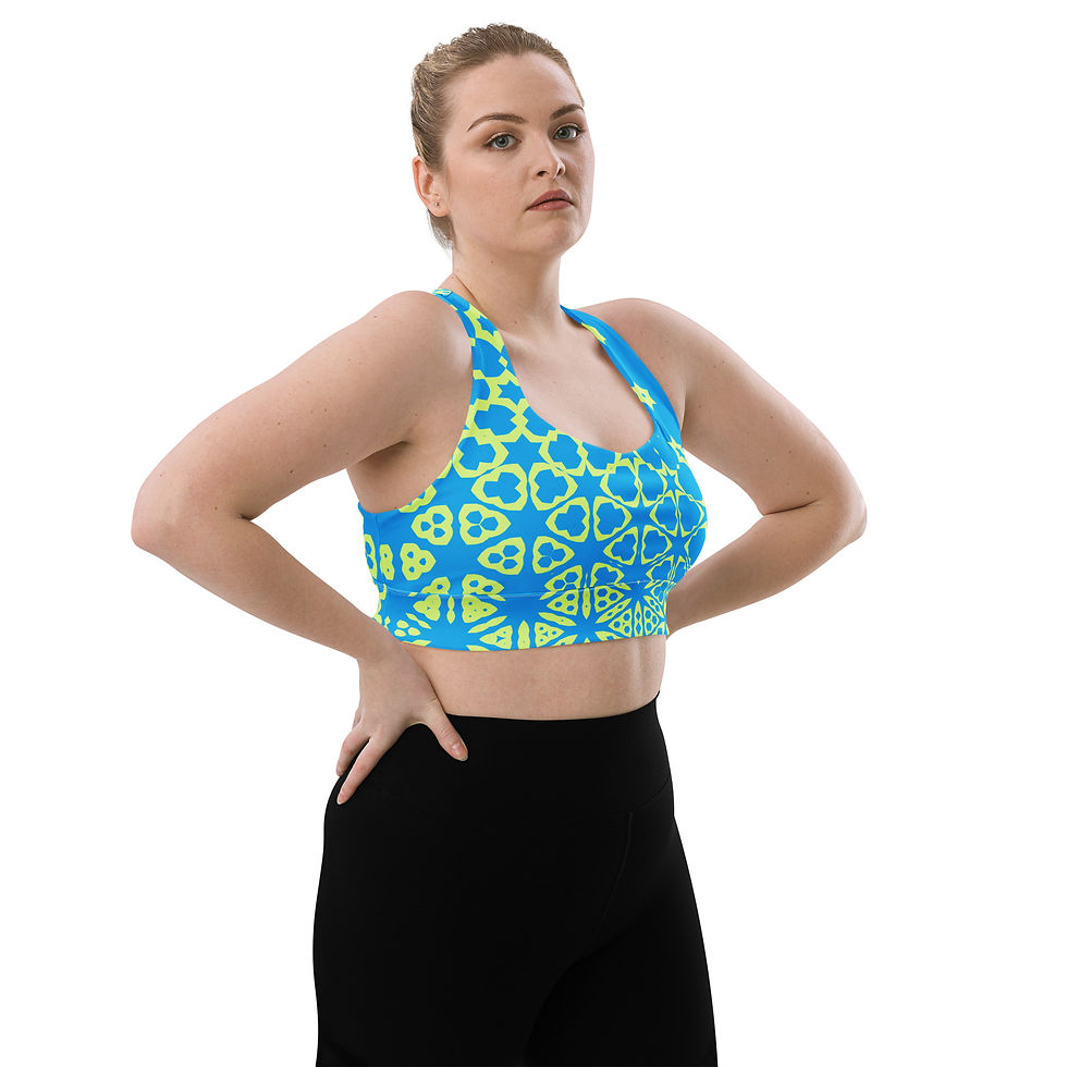 Thumbnail: Quant Lose & Find Recycled Longline Sports Bra