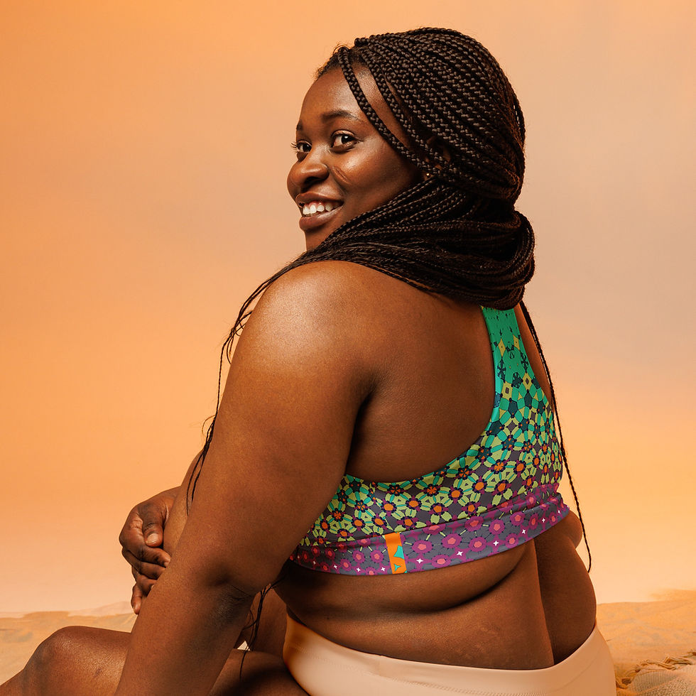 Thumbnail: Quant Sour & Sweet Recycled Longline Sports Bra