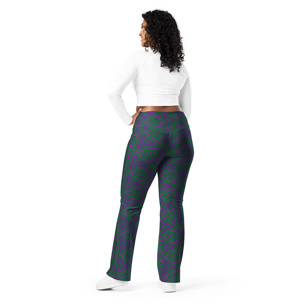 Thumbnail: Tangle Echoes Flare leggings