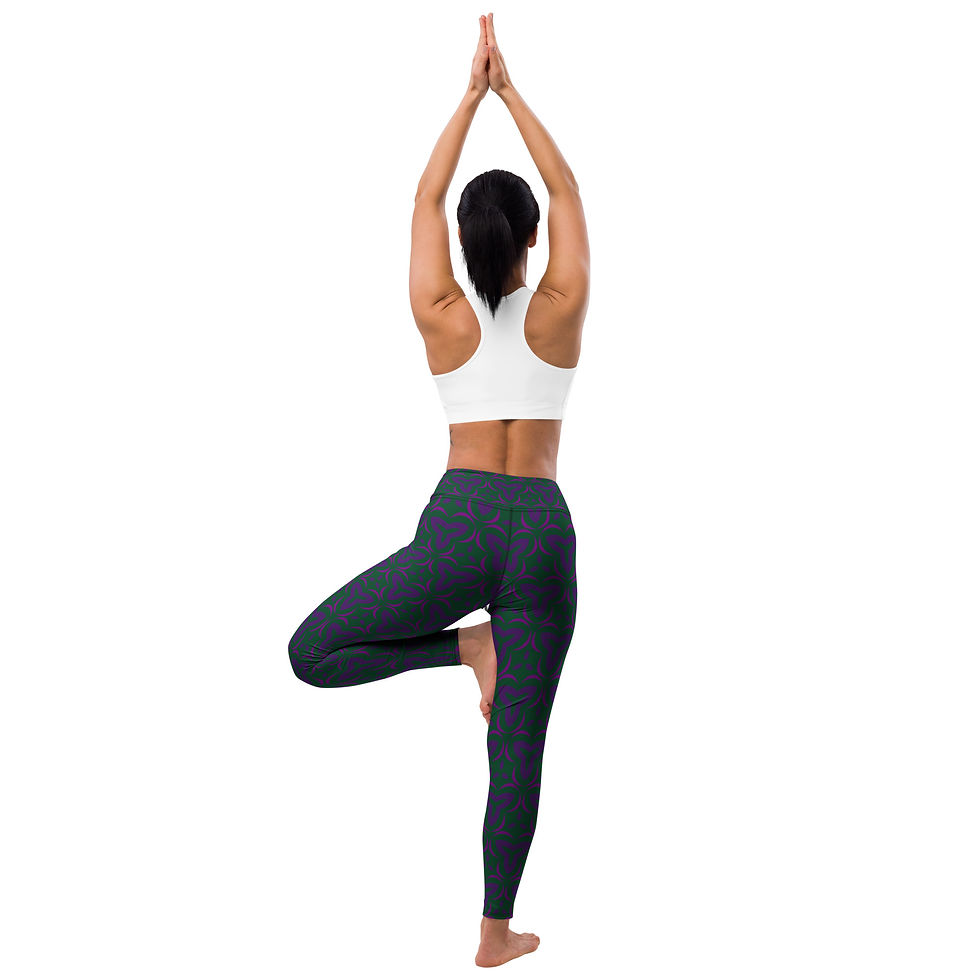 Thumbnail: Tangle Echoes Yoga Leggings