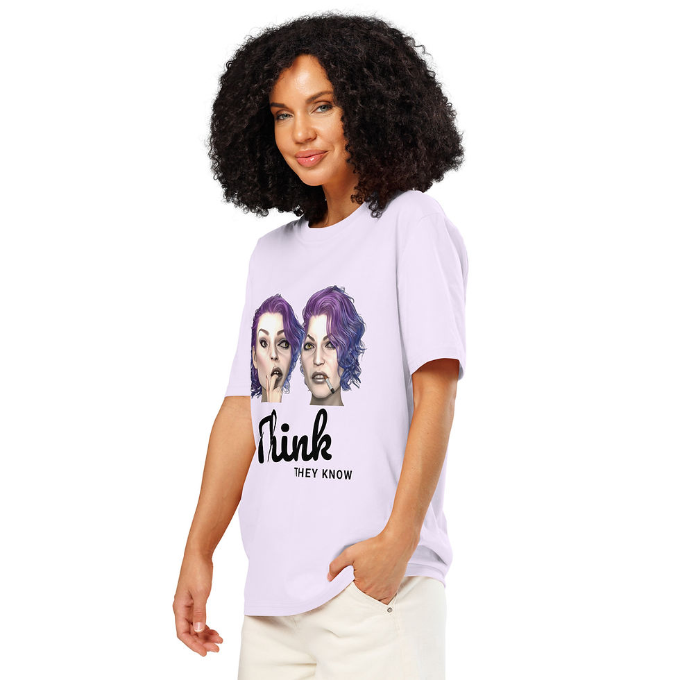 Thumbnail: Unisex organic ribbed neck t-shirt