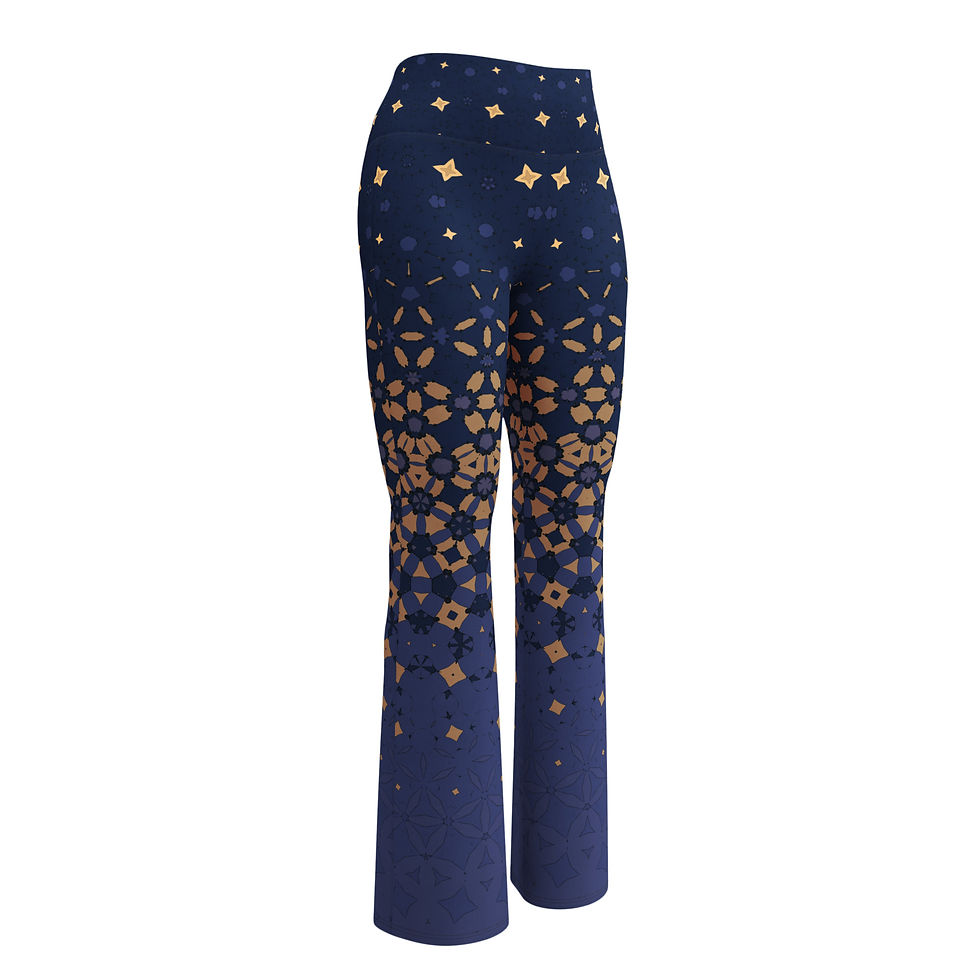 Thumbnail: Tangle Sweet & Sour Flare leggings