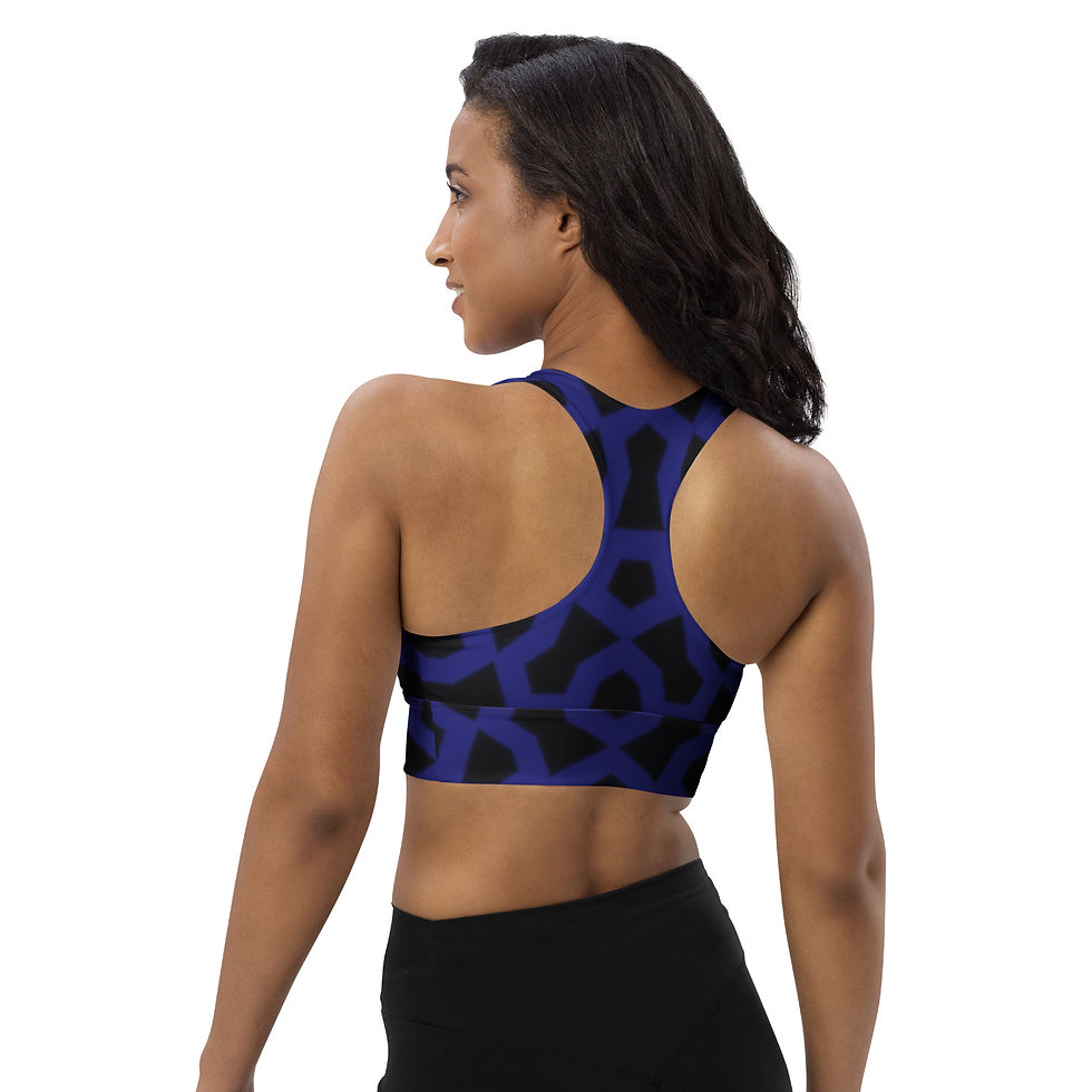 Thumbnail: Tangle Help & Hinder Recycled Longline Sports Bra