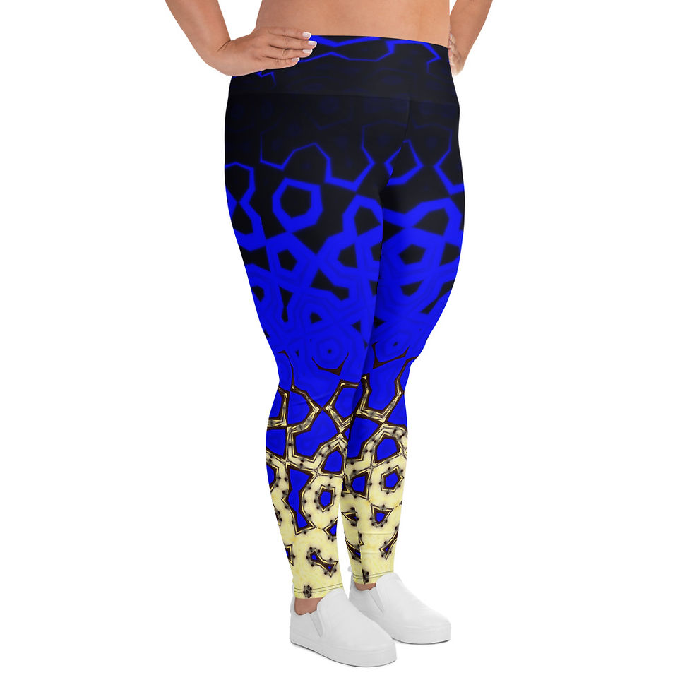 Thumbnail: Tangle Alive and Dead All-Over Print Plus Size Leggings
