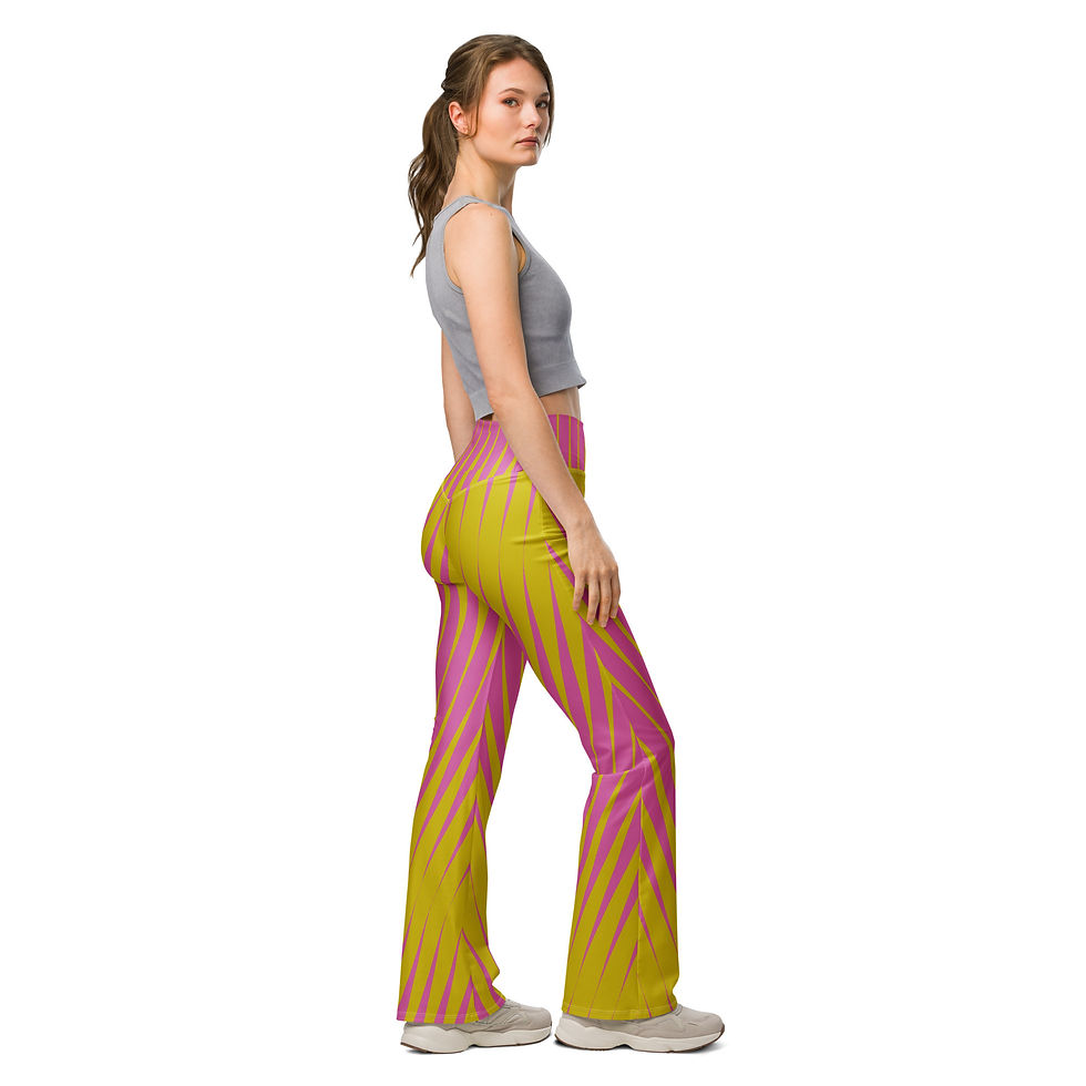 Thumbnail: Tangle Horizontal & Vertical Flare leggings