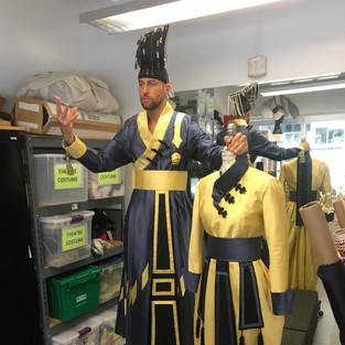 Male and Female court dancer