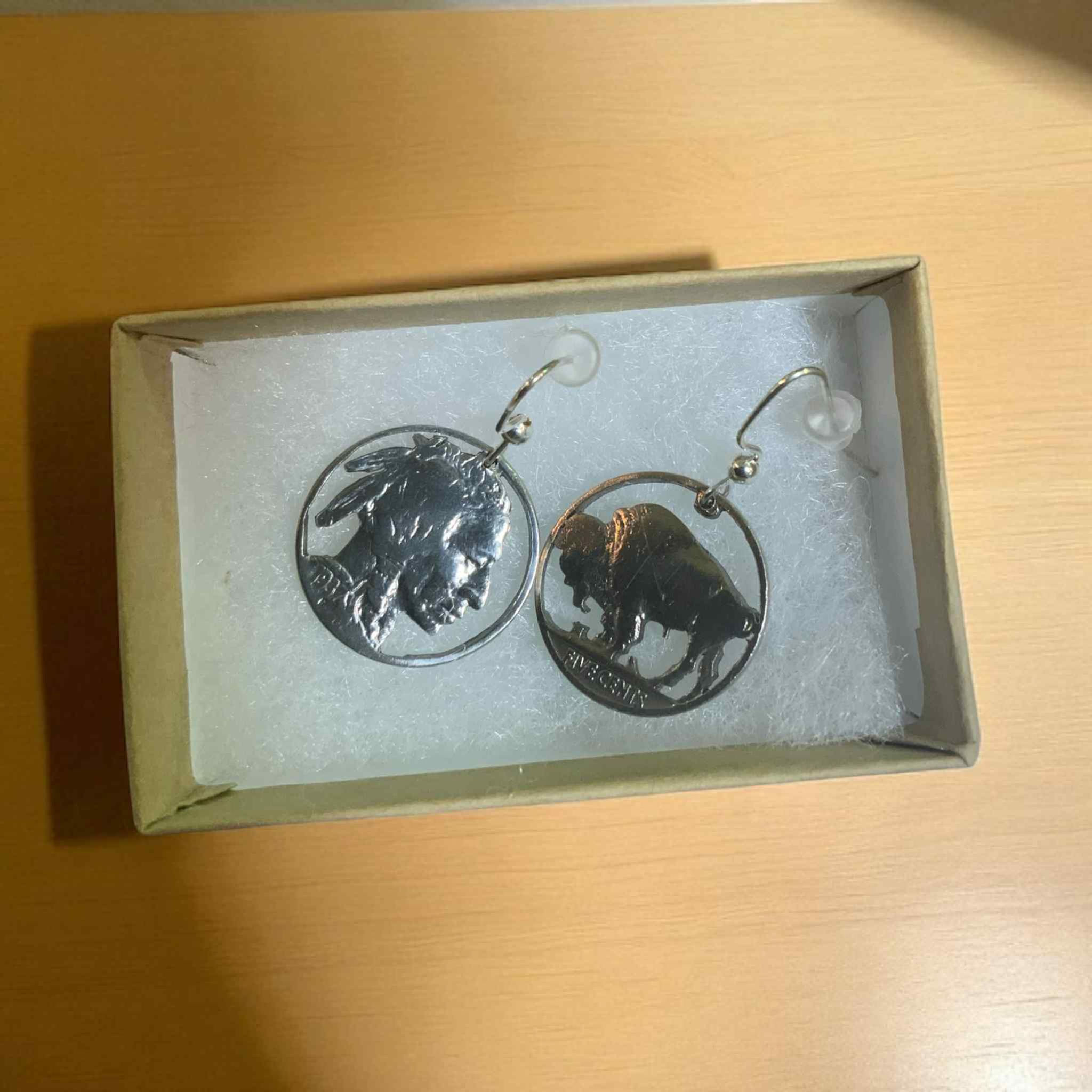 Buffalo Head Nickel Earrings